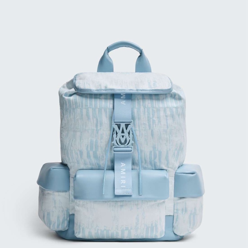 Amiri Light Blue Men's Backpack